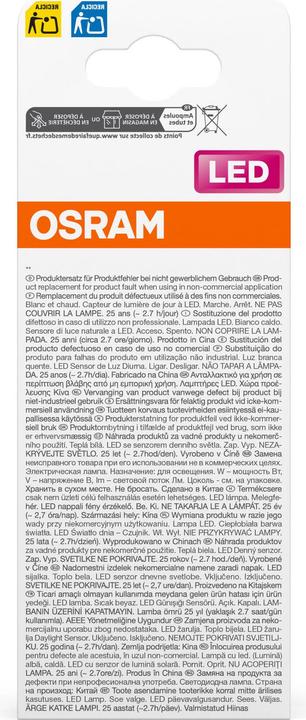 Actual product image Osram LEDSCLA75DS 10W/827 230VFR E27 4X1 (E27, 1055 lm, 1 x)
