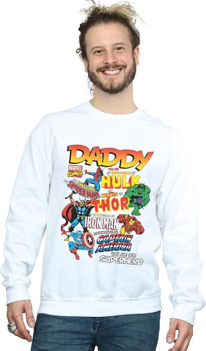 Image du produit - Sweat OUR DAD SUPERHERO - Homme (M)