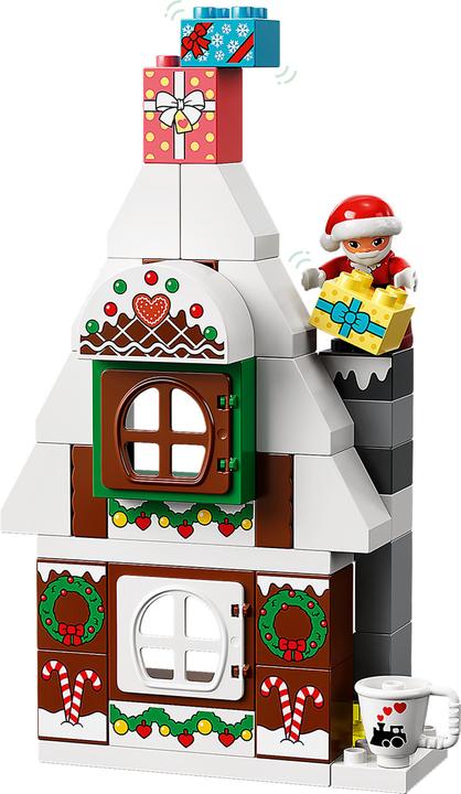 Actual product image LEGO Gingerbread House with Father Christmas (10976)