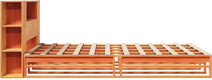 Image du produit vidaXL Bett mit Regal (150 x 200 cm)