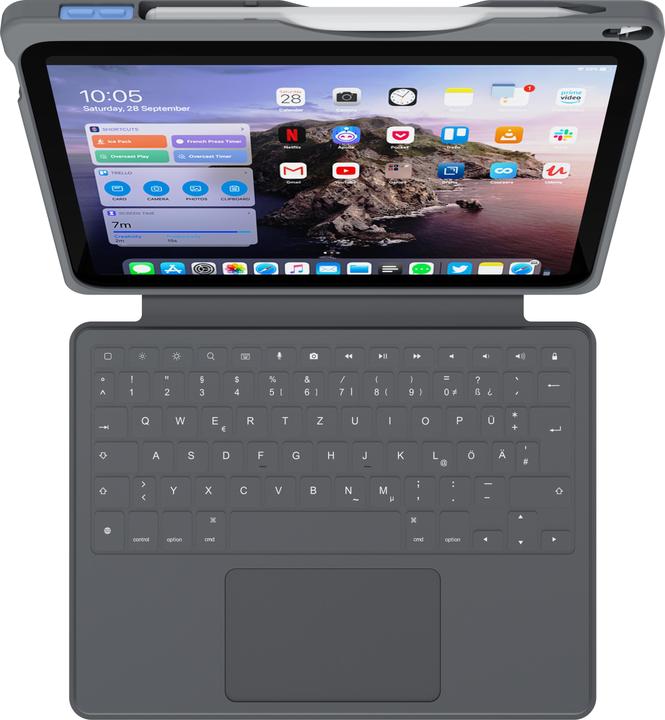 Actual product image Deqster Smart Rugged Plus Keyboard Ipad (DE)