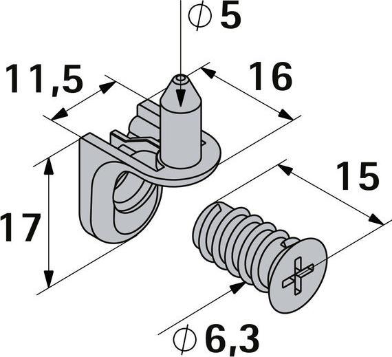 Produktbild Hettich Sekura 7 (16 Stk.)