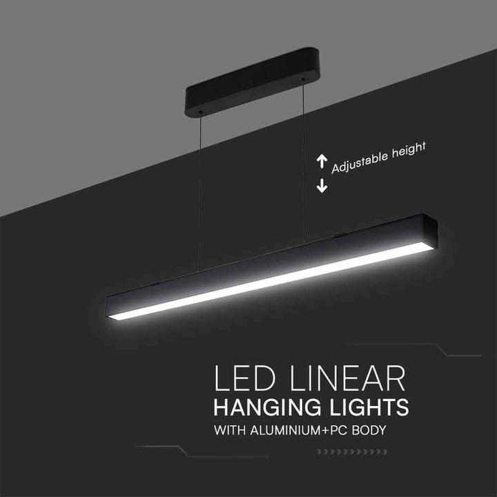 Actual product image V-TAC LED ceiling light VT-7-44, EEK: G, 40 W, pendant, black