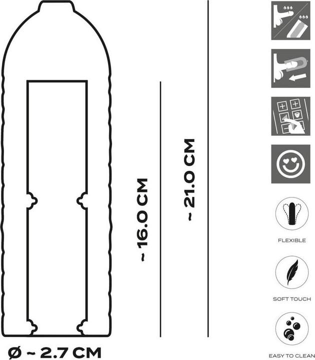 Actual product image Suck-O-Mat Performance Sleeve L