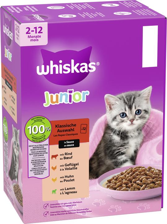 Produktbild Whiskas Multipack (Junior, 12 Stk., 85 g)