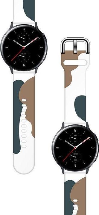 Actual product image Hurtel Strap Moro Band For Samsung Galaxy Watch 46mm Silicone Strap Watch Bracelet Pattern 1 (Silicone)