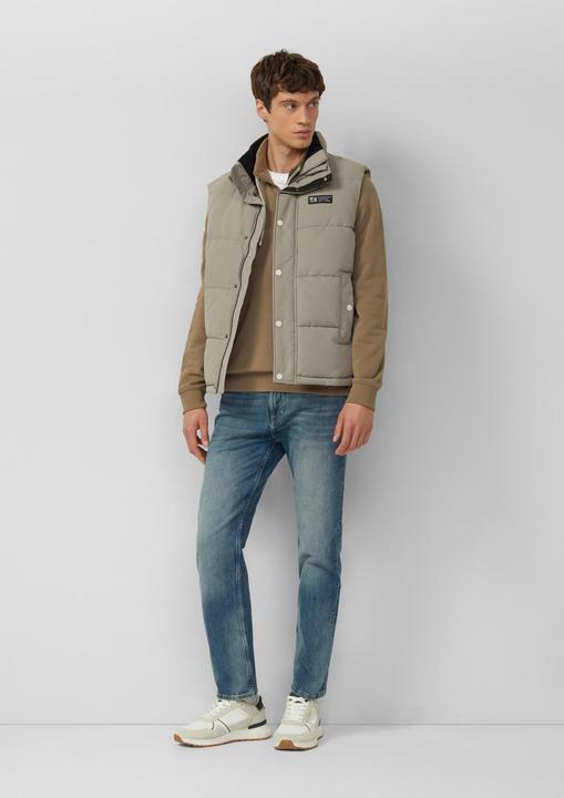 Produktbild s.Oliver Sweatshirt Sweatshirt mit Eingrifftaschen und Label-Patch (3XL)