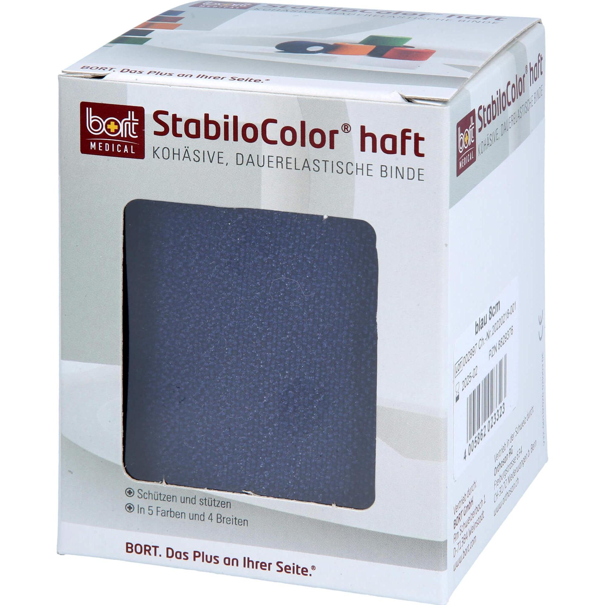 Bort Medical, Verbandsmaterial, Binde 8cmx5m kohesiv blau