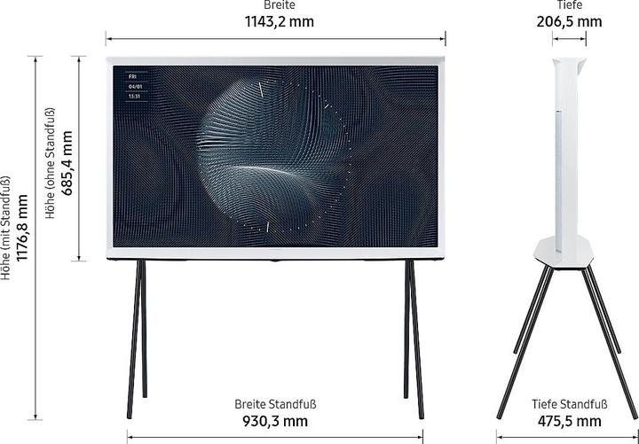 Produktbild Samsung SAMS GQ-50LS01BG TCS SMA UHD 125 GQ50LS01BGUXZG (50", LS01B, QLED, 4K)