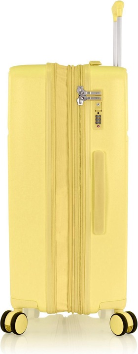 Actual product image Heys Pastel Yellow M -matkalaukku, keltainen (74 l, M (50 - 90l))
