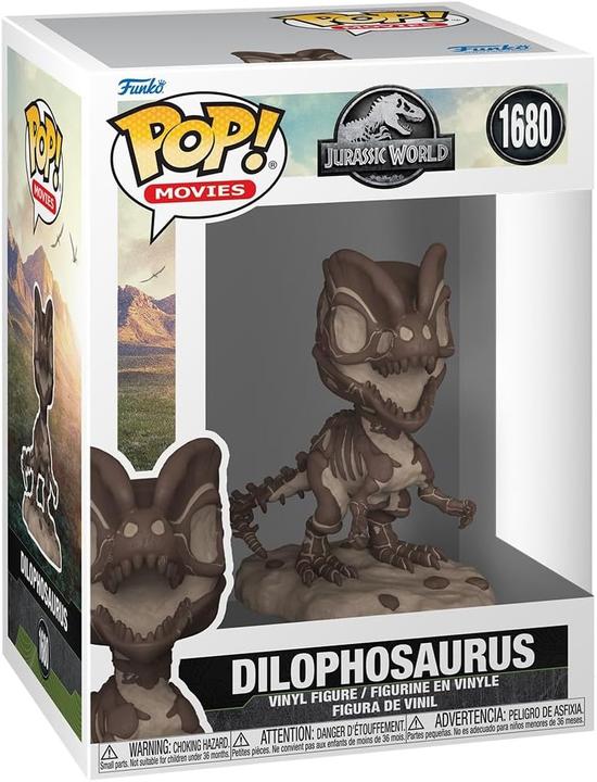 Produktbild Funko Jurassic Park Fossil POP! Movies Vinyl Figur Dilophosaurus 9 cm
