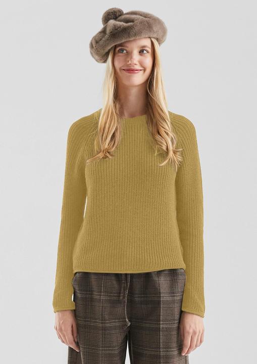 Produktbild S.Oliver Strickpullover Melierter Strickpullover mit Raglanärmeln (XL)