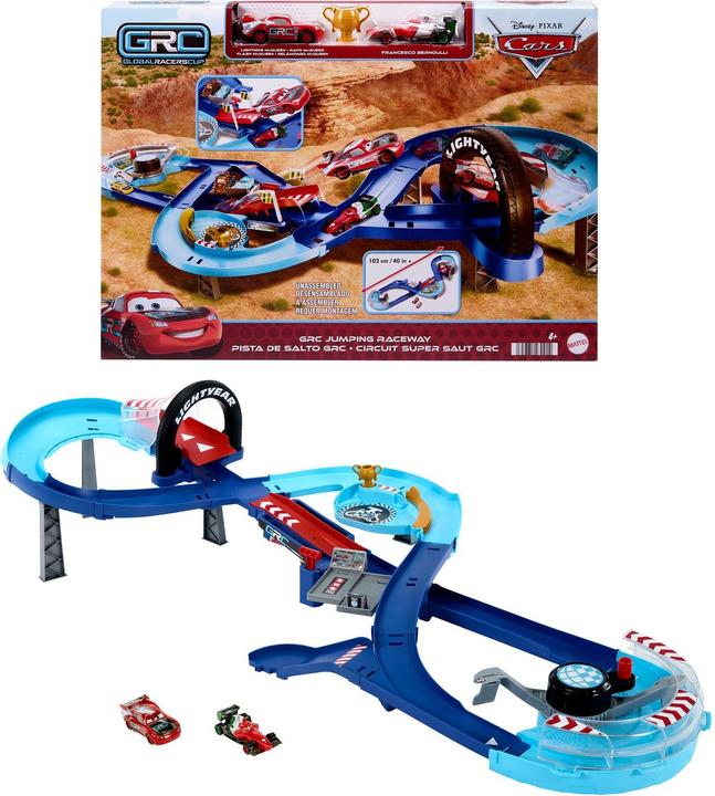 Actual product image Mattel Disney Pixar Cars GRC jump race track