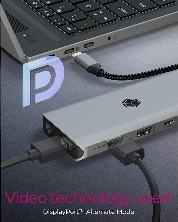 Produktbild Icy Box Dockingstation 12-in-1 USB Type-C (USB-C, 12 Ports)
