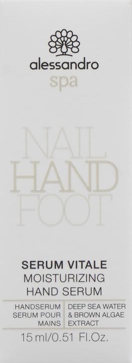 Actual product image Alessandro Spa - Serum Vitale Mosturizing Hand Serum (15 ml)