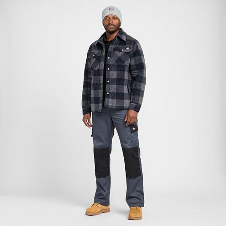 Image du produit Chemise thermique Portland bleu/noir, taille 2XL (XXL)