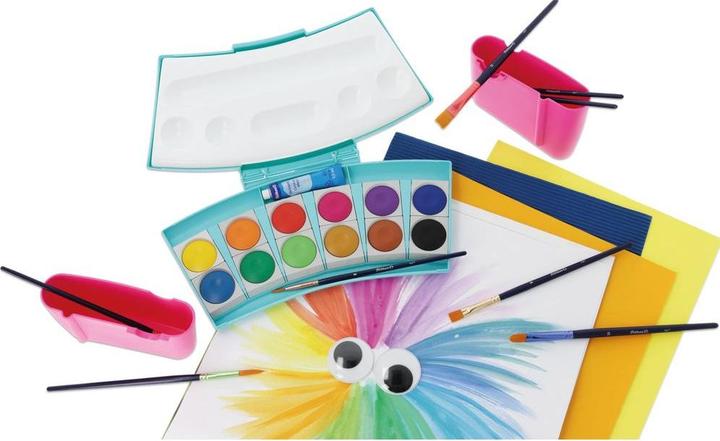 Produktbild Pelikan Pinselset mit 8 Synthetikpinseln, Anzahl der Pinsel: 8 Stück