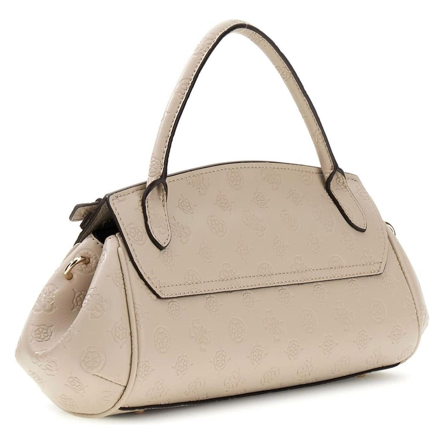 Guess, Damen, Handtasche, Diana Top Handle Flap, Beige