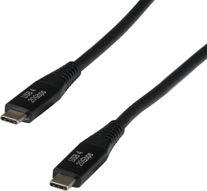 Image du produit EFB Elektronik Câble de connexion USB4.0 type-C mâle (2 m, USB 4.0)