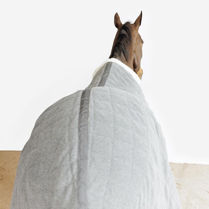 Actual product image Fouganza Fleecedecke Comfort warm Pferd/Pony grau (155 cm)