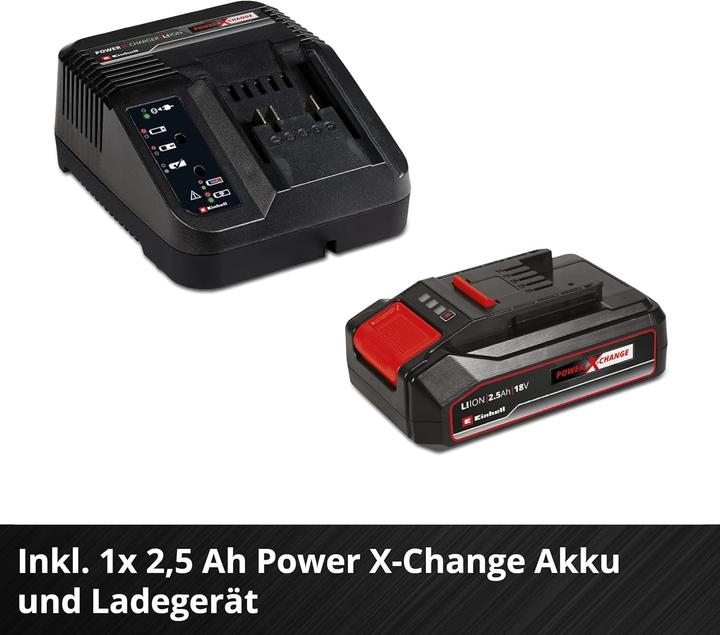 Image du produit Einhell GE-CG 18/100 Li T (1x 2,5Ah) Akku Gras- und Strauchschere 18 V Li-Ion (Fonctionnement sur batterie)