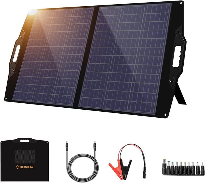 Produktbild FlexSolar 100W Solarpanel, Faltbar (100 W)