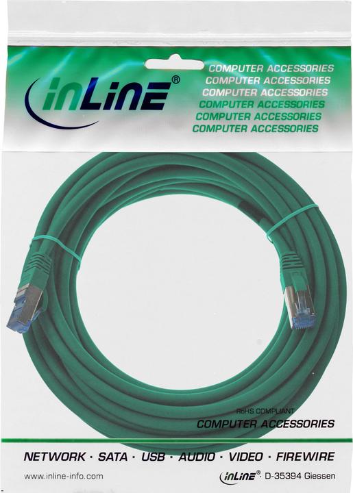 Actual product image InLine Patch cable Cat.6A, S/FTP (PiMf), 500MHz (S/FTP, CAT6a, 5 m)