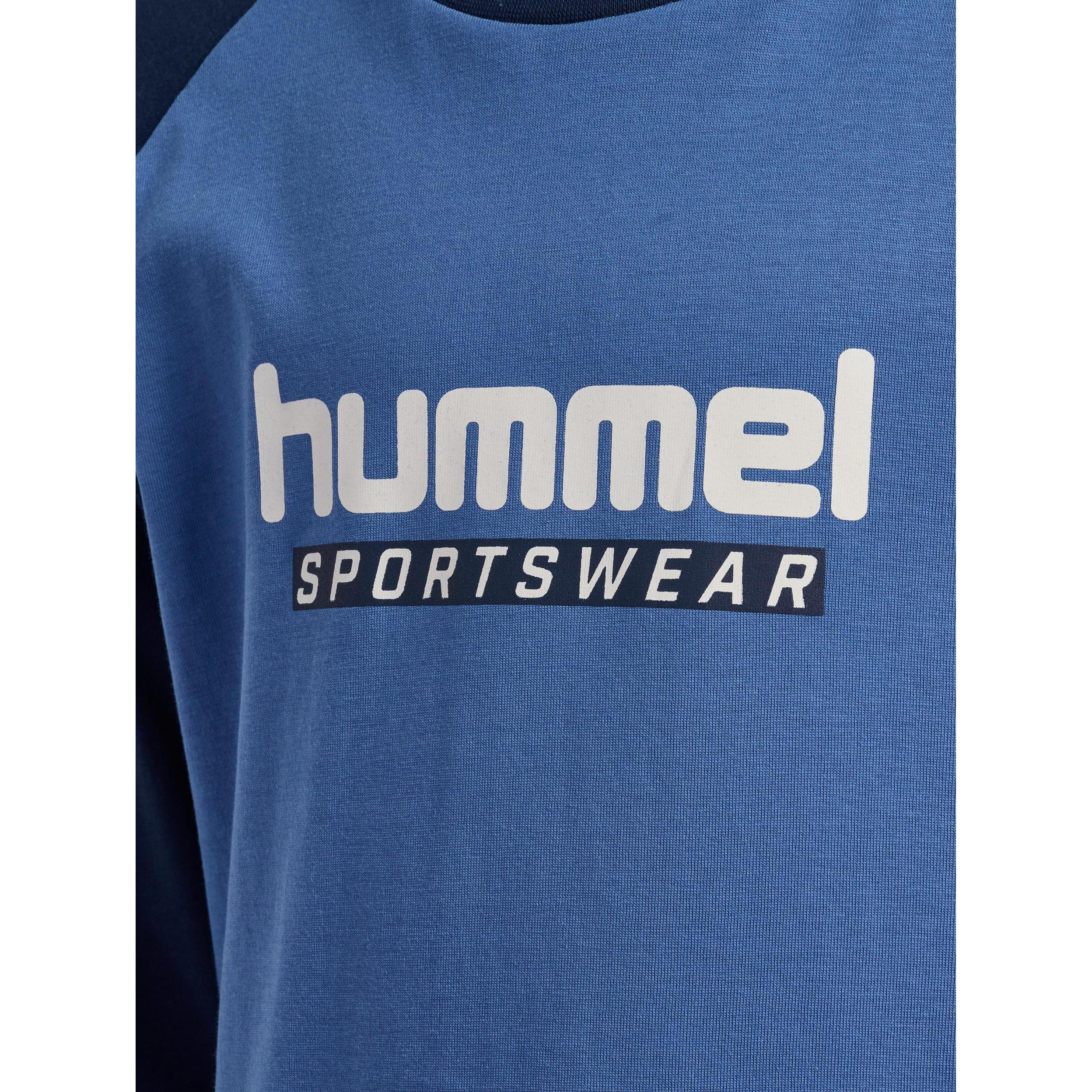 Thumbnail - hummel, Herren, Sportshirt, hmlJR LOGO T-SHIRT L/S (22, 23, 24, 25, 26, 27, 28), Blau, 26, 22, 28, 25, 27, 23, 24