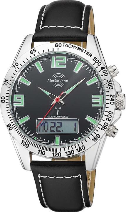 Actual product image Master Time MTGA-10873-22L Sporty Big Date (Chronograph, Radio-controlled clock, 42 mm)
