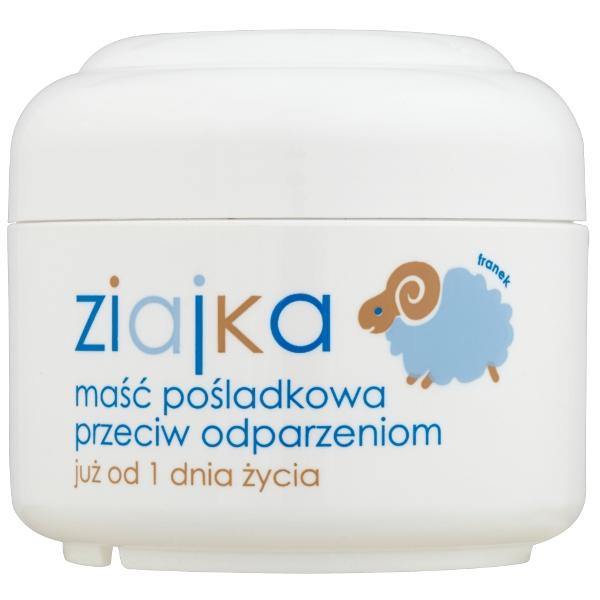 Ziaja Crema Cura Del Corpo Bebè, Ziajka Unguento Per Glutei Contro Le Ustioni Da 1 Giorno Di Vita 50Ml