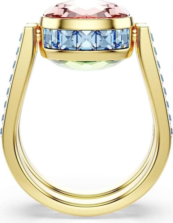 Immagine prodotto Swarovski Chroma Ring Kissenschliff Mehrfarbig Gold (58)