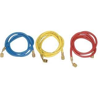 Tecnosystemi, Zubehör Sanitärinstallation, gul kølemiddelslange - 1/4" x 1/4", laengde 1500 mm, 45 bar