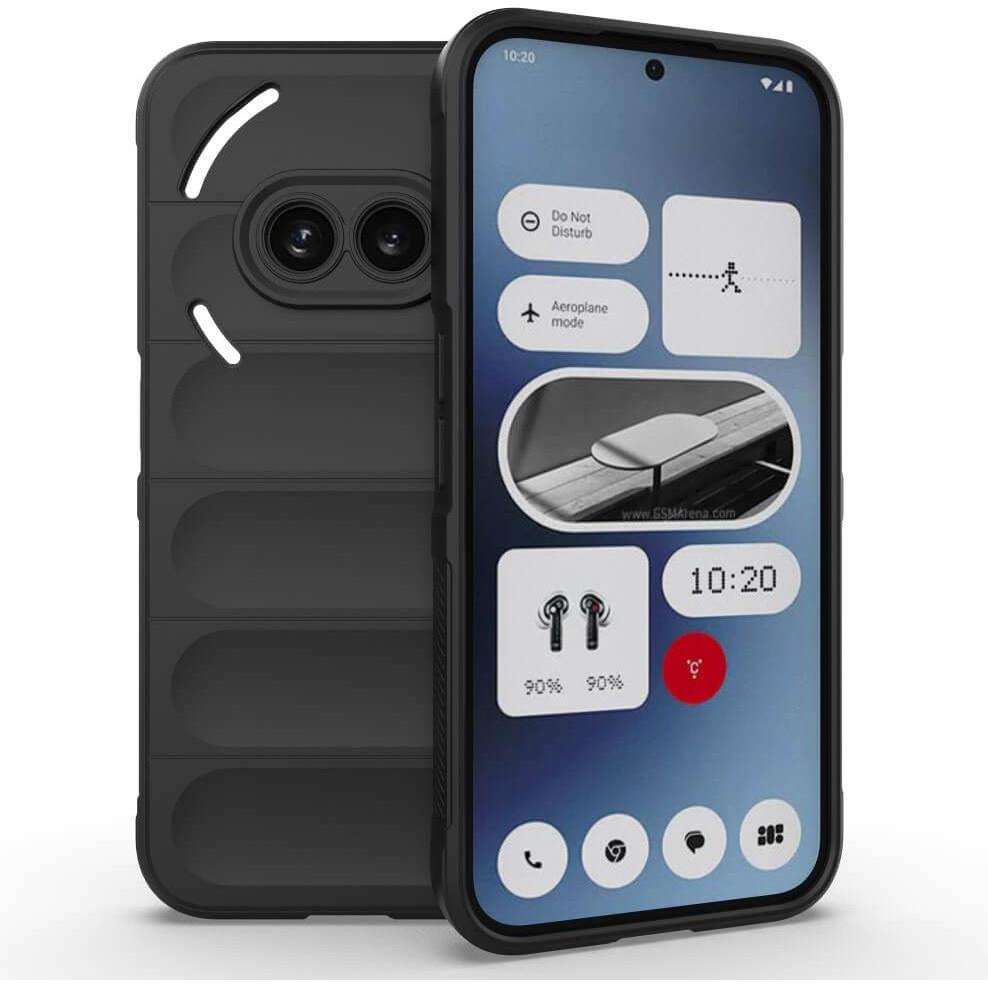 Cover-Discount Nothing Phone (2a) - Rugged Protective Hülle (Nothing Phone (2a)), Smartphone Hülle, Schwarz