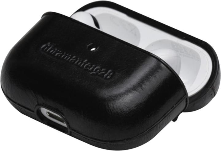 Actual product image dbramante1928 Copenhagen - AirPods Pro full grain leather case - Black (Headphone sleeve)