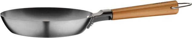 Actual product image Spring Frying Pan Arizona Carbon Steel Beech Wood Handle ø 28 cm (28 cm, Frying pan, Carbon steel)
