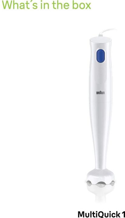 Actual product image Braun MQ10.000P hand blender