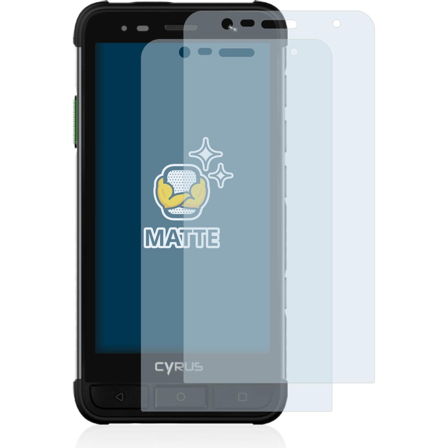 Thumbnail - BROTECT Entspiegelungs-Schutzfolie Displayschutz Matt (2 Stück, Cyrus CS 45 XA), Smartphone Schutzfolie, Grau