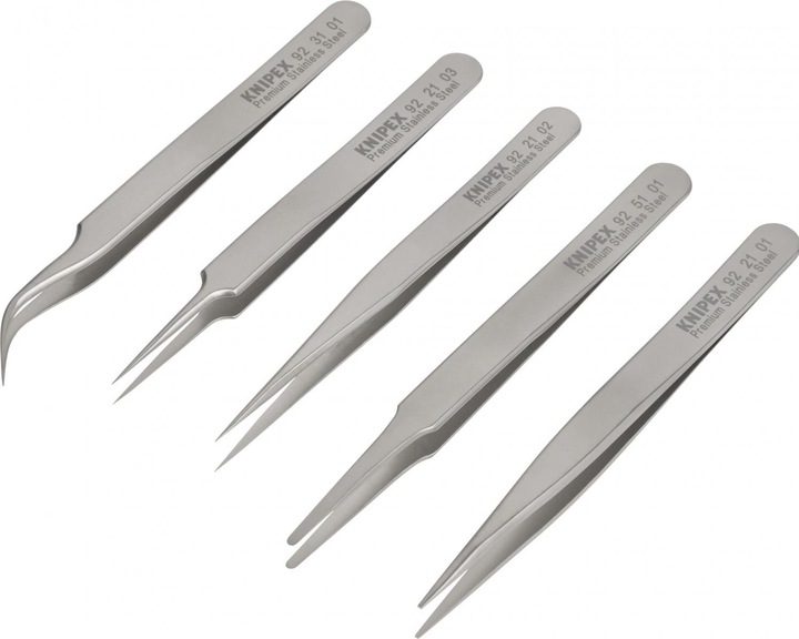 Actual product image Knipex Precision Tweezers Set