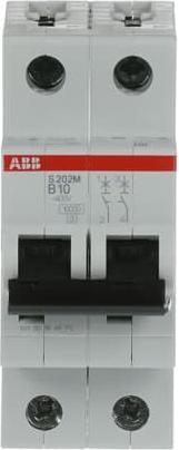 Image du produit ABB 10A MCB 4 Pole Type B