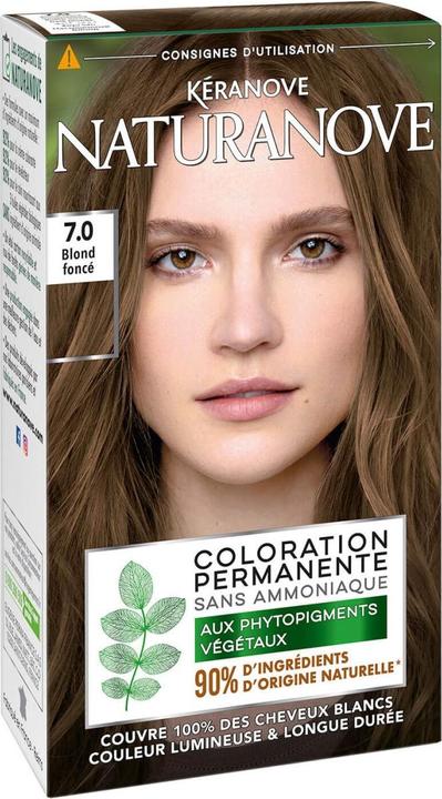Immagine prodotto Kéranove Naturanove - Colore permanente per capelli biondo scuro 7.0 (7.0 Biondo scuro)