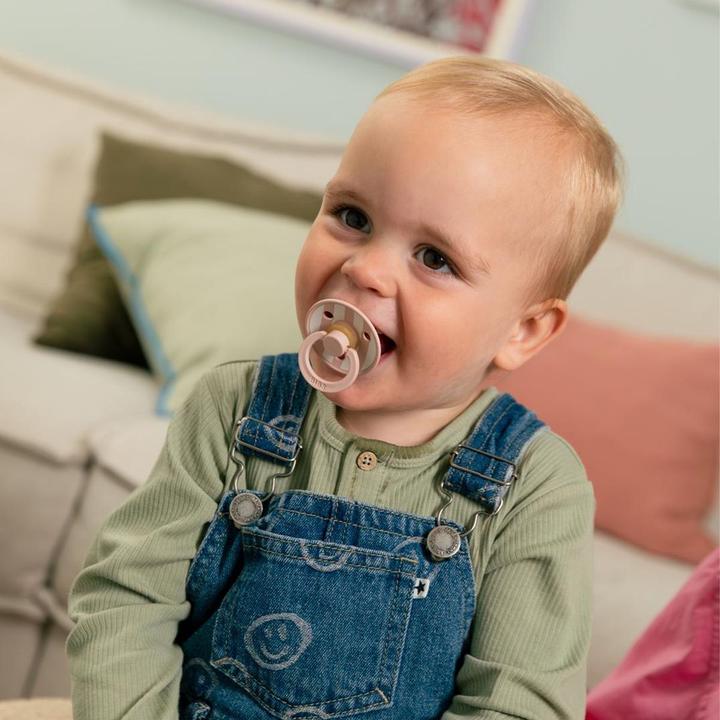 Produktbild Bibs - Pacifier Studio Colour 2 PACK Block Latex - Blush Mix - Size 1 (2x, 0 - 6 Monate)