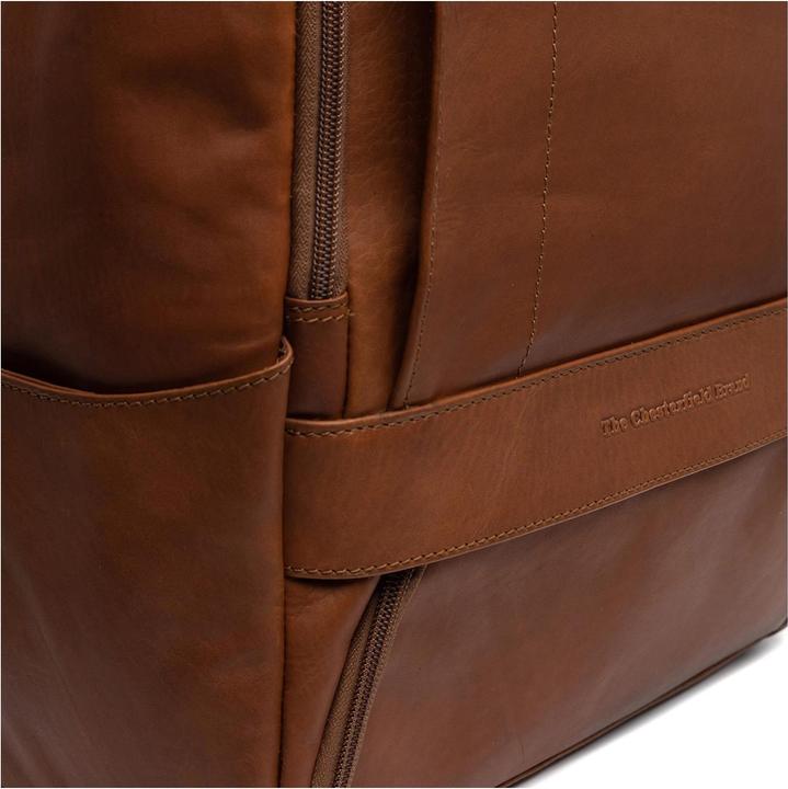Productafbeelding Chesterfield Rijk Leren Laptop Rugtas - 15.4 inch - Cognac (19 l)