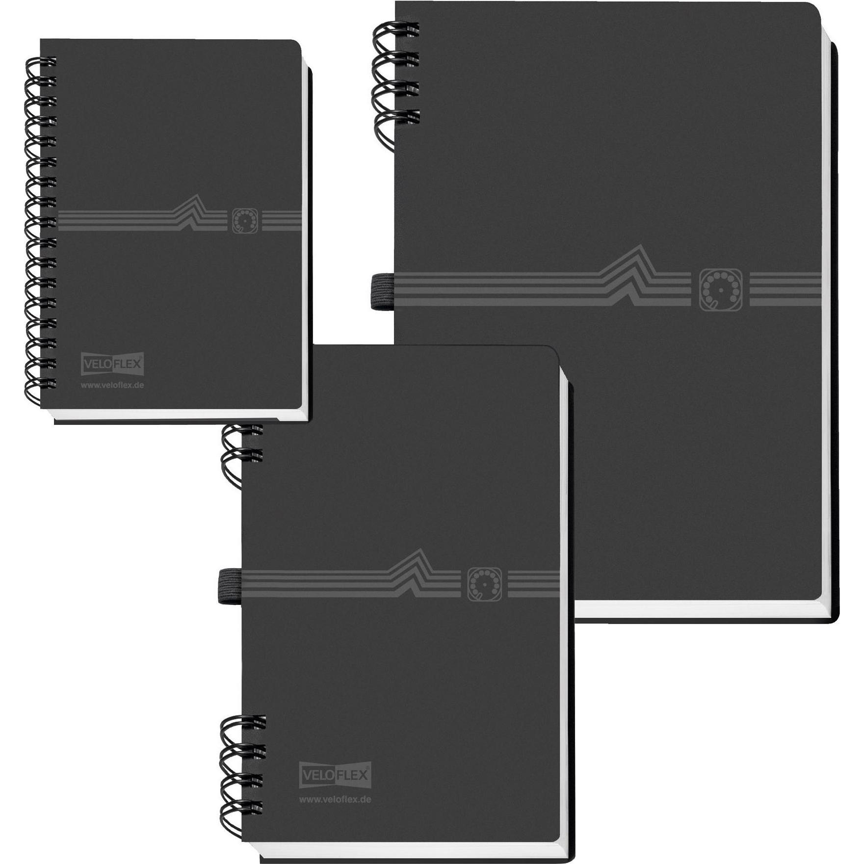 Thumbnail - Veloflex, Fotoalbum, Telefonringbuch, -mappe, PP, 94 x 127 mm, schwarz (A7)
