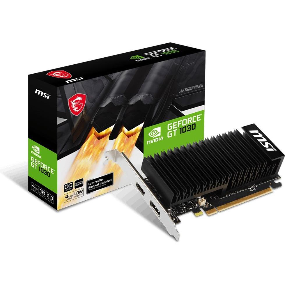 MSI GeForce GT 1030 4GHD4 LP OC (4 GB), Grafikkarte