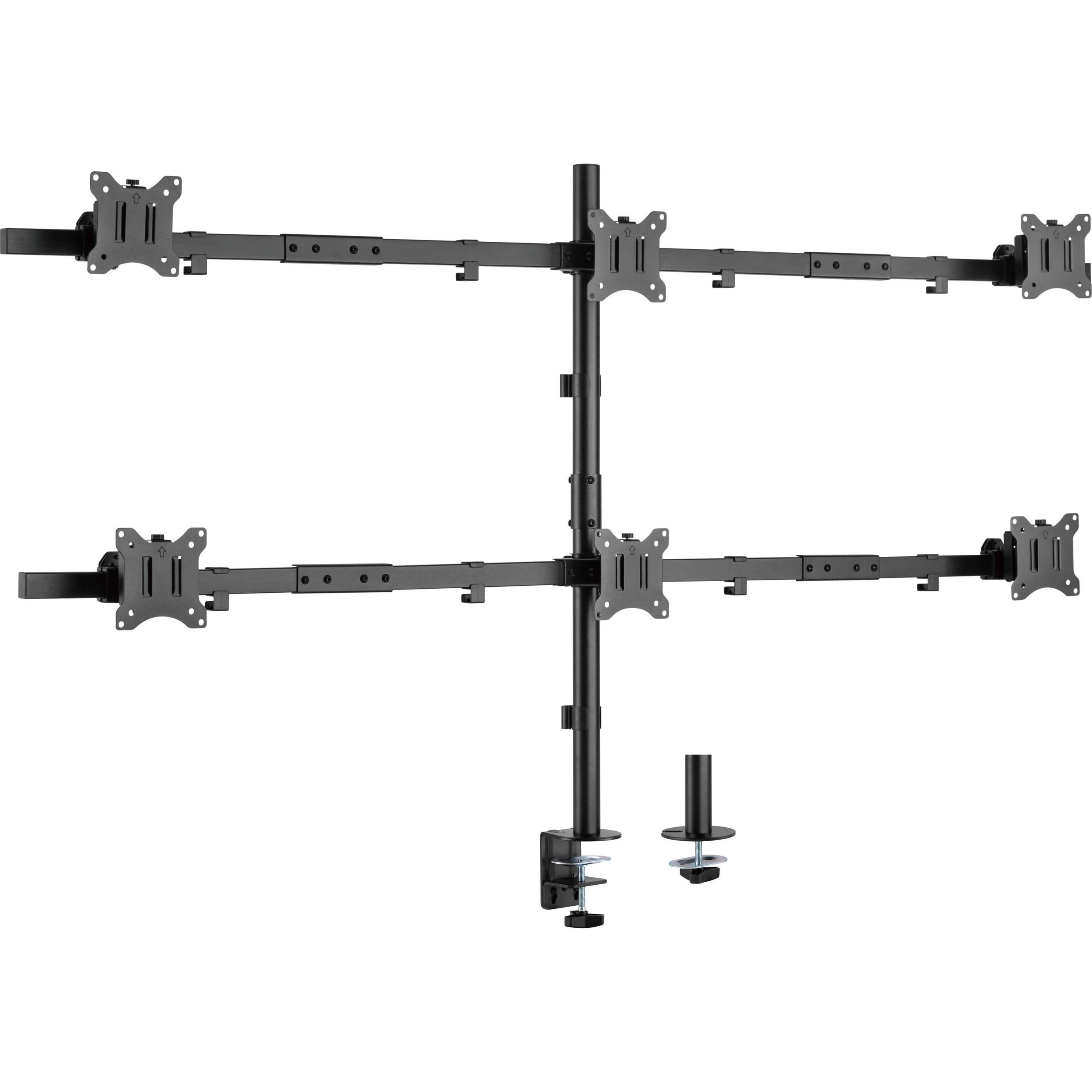 equip Tischhalterung 17"-32"/ 6TFT je 7kg 360° (Tisch, 32"), Monitor Halterung, Schwarz