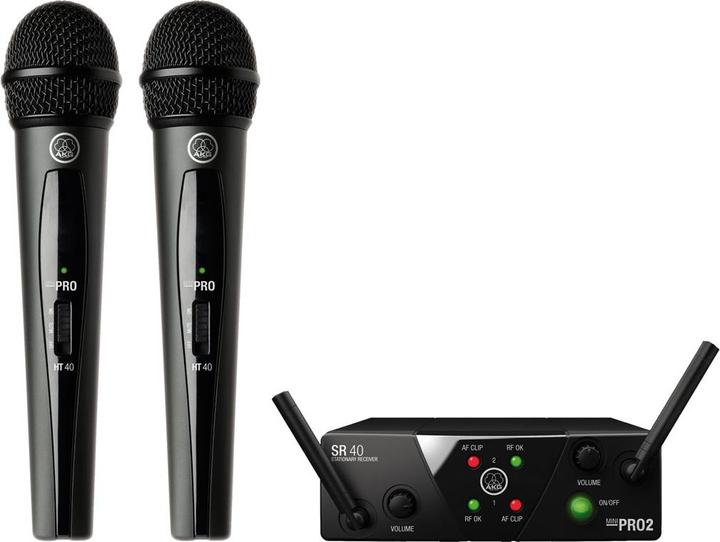 Produktbild AKG WMS40 Mini2 Drahtlos Mikrofon Set