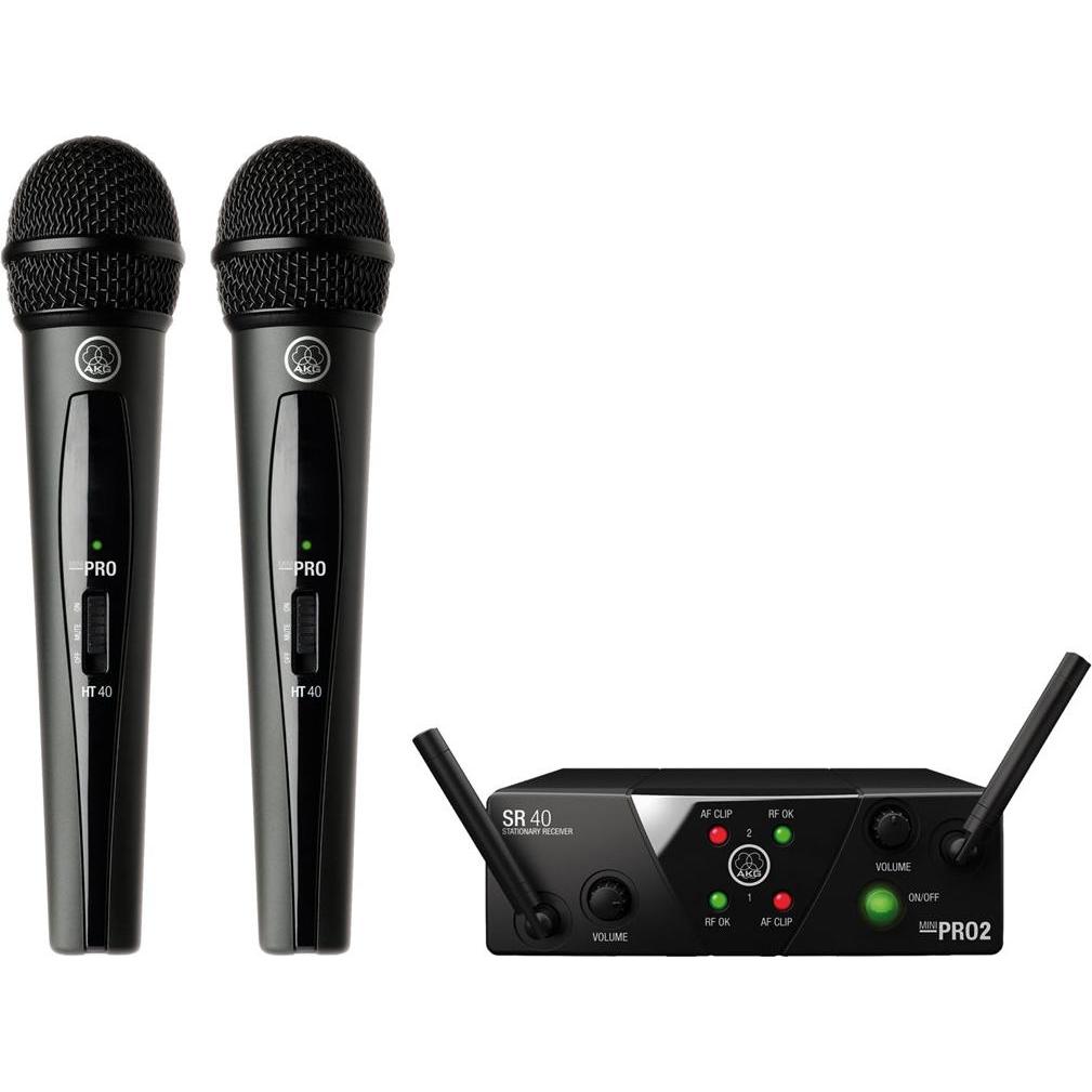 AKG WMS40 Mini2 Vocal Set BD US45A/C EU/US/UK - Drahtloses Mikrofon-Set, Microfono