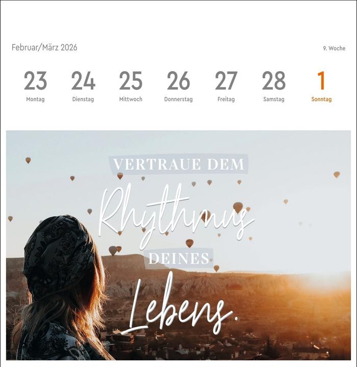 Produktbild Visual Statements Premium-Postkartenkalender 2026 (16.5 x 17.7 cm)