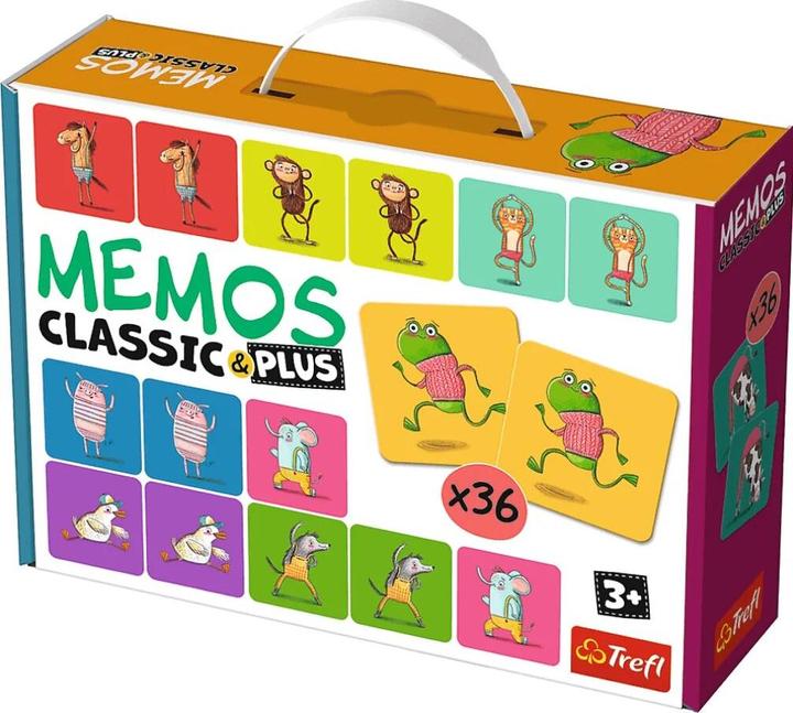 Trefl Memos classic & plus Movement and sound game 02271 (Deutsch)