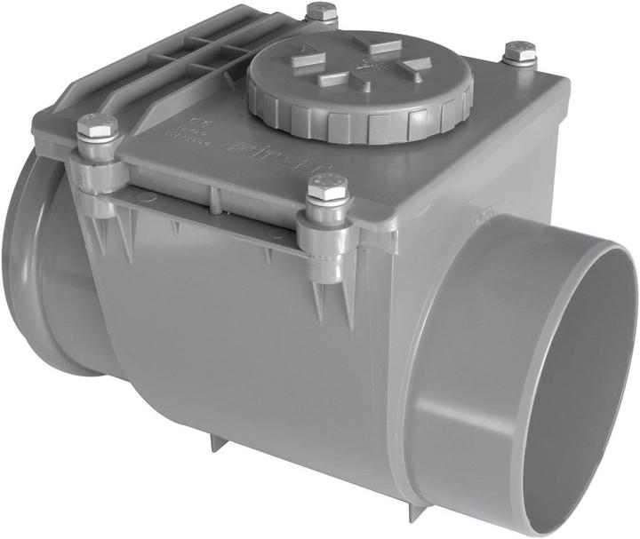 Productafbeelding First Plast NRO160G PVC Check Valve with Oring grey diameter 160 mm